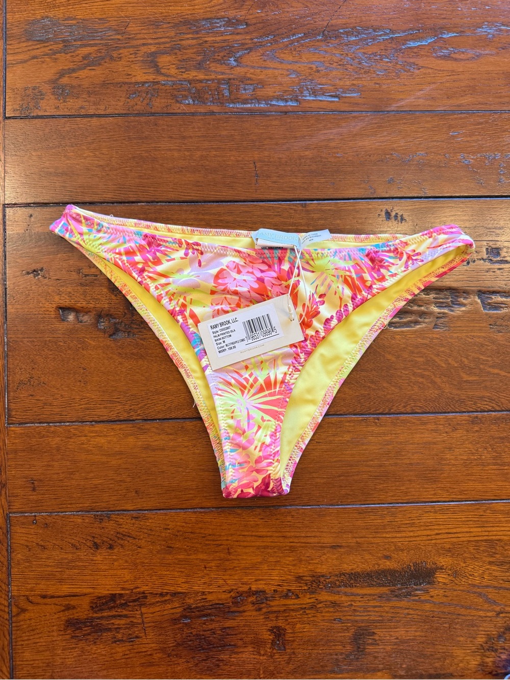 Ramy Brook Palm Printed Isla Bikini Bottoms NWT Size Medium